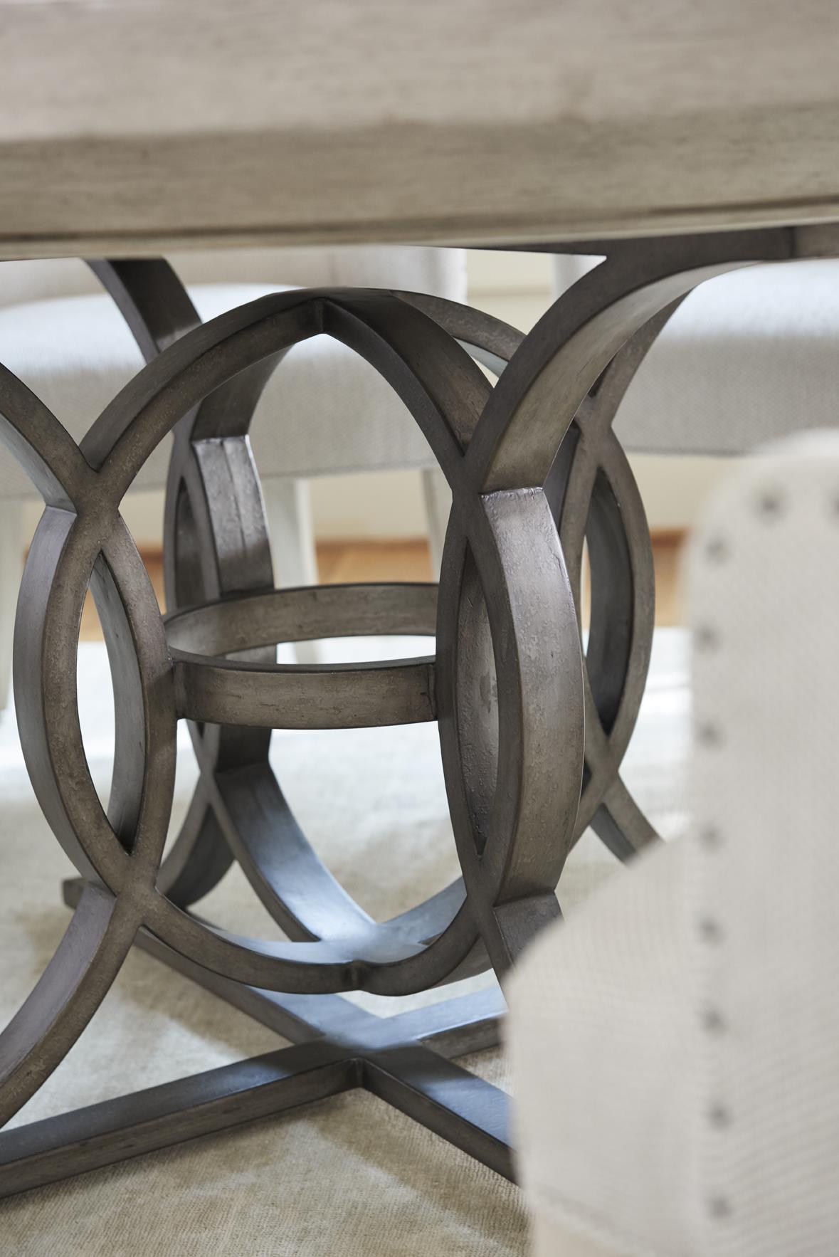 Lexington Oyster Bay Six Piece Dining Set with Calerton Table and